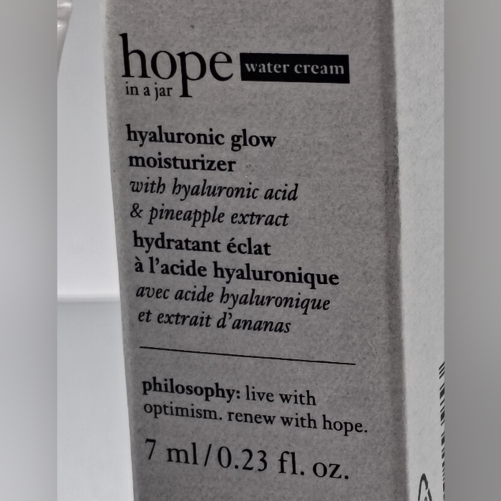 5 For $25 Item🌸 Philosophy Hope In A Jar Water Cream Hyaluronic Glow Moisturize - Picture 2 of 4